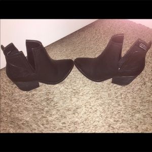 Cute black booties